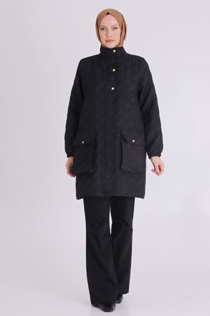 Behrem Kapitone Kap- LYN03912 Siyah