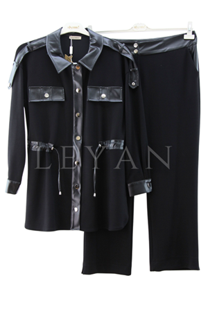 Müsemma Ilgın Takım- LYN03971 Siyah