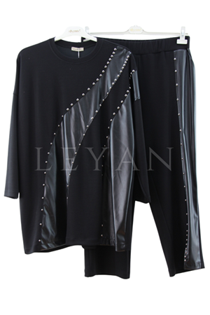 Müsemma Linda Takım- LYN03961 Siyah