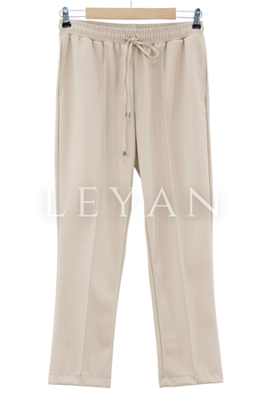 Şardonlu Deri Pantolon- LYN01733 Bej