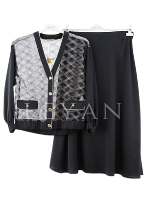 Müsemma Ayşan Takım- LYN04197 Siyah