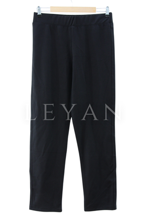 Çelik Örme Pantolon- LYN04223 Siyah