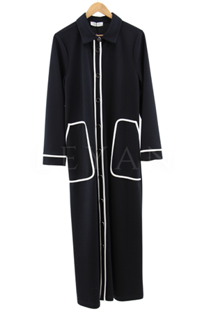 Dule Ekru Biyeli Elbise- LYN03249 Siyah