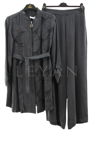 Orhan Store Cep Detaylı Qupra Takım- LYN03627 Siyah