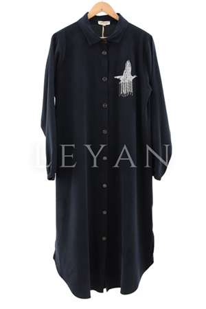 Taş Detaylı Tunik- LYN04274 Siyah