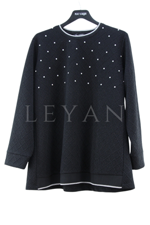 Fuat Gürşen Kabartma Detaylı Tunik- LYN04279 Siyah