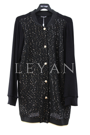 Fuat Gürşen Payet Detaylı Hırka- LYN04286 Siyah