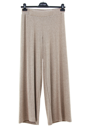 Fuat Gürşen Beli Lastikli Pantolon- LYN04285 Bej