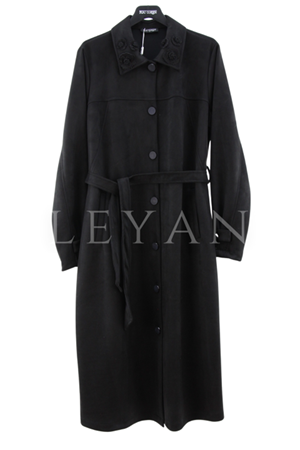 Fuat Gürşen Çiçek Detaylı Kap- LYN04293 Siyah