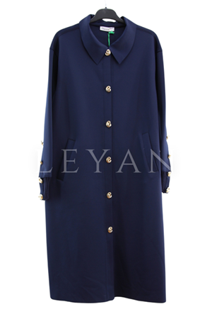 Missemramiss Düğmeli Scuba Kap- LYN04308 Lacivert