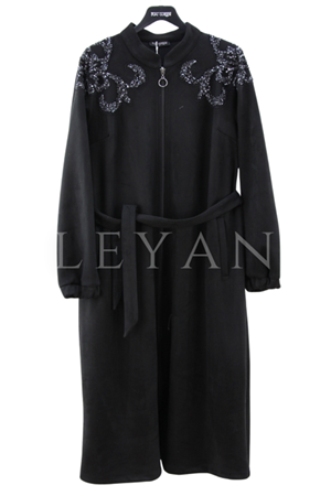 Fuat Gürşen İşleme Detaylı Kap- LYN04323 Siyah