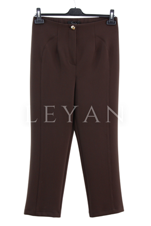 Sentez Milano Boru Paça Pantolon- LYN04351 Kahve
