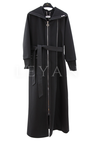 Orhan Store Paraşüt Detaylı Kap- LYN04200 Siyah