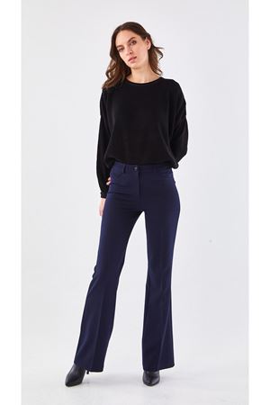 Sentez İspanyol Paça Pantolon- LYN01454 Lacivert