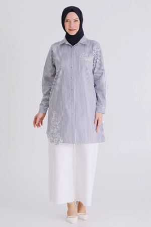 Behrem Tunik- LYN04375 Lacivert
