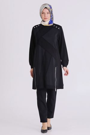 Behrem Tunik- LYN04376 Siyah