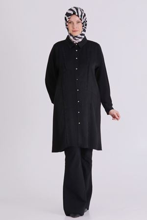 Behrem Tunik- LYN04368 Siyah