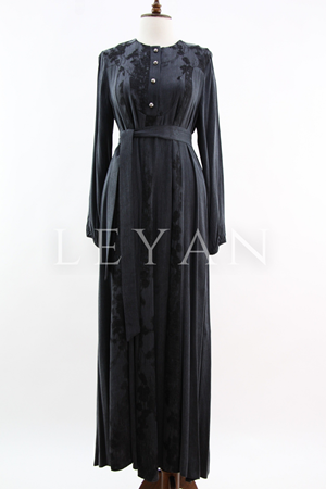 Orhan Store Elbise- LYN04404 Siyah