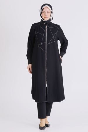 Behrem Çıtçıt Detaylı Kap- LYN04443 Siyah