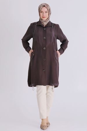 Behrem Tencel Kap- LYN04387 Kahve