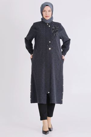 Behrem Leopar Baskılı Kap- LYN04458 Siyah