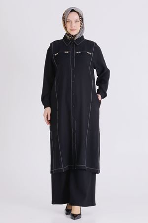 Behrem Pileli Takım- LYN04459 Siyah