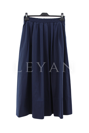 Sentez Ely Beli Lastikli Etek- LYN04479 Lacivert