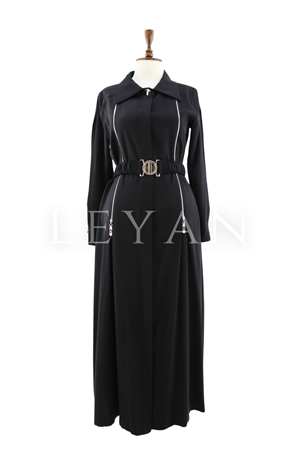 Orhan Store Fermuar Detaylı Kap- LYN04483 Siyah