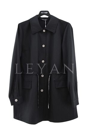 Fuat Gürşen Beli Büzgülü Kap- LYN04491 Siyah