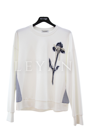 Fuat Gürşen Taş Detaylı Bluz- LYN04498 Ekru