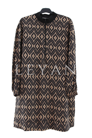 Armine Trend Ribanalı Tunik- LYN04513 Kahve