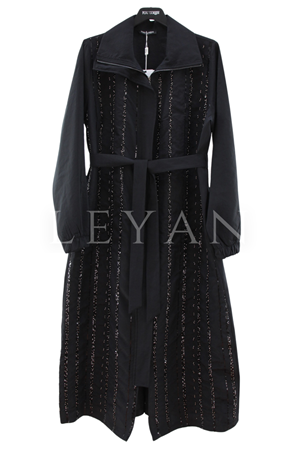 Fuat Gürşen İşlemeli Kap- LYN04515 Siyah