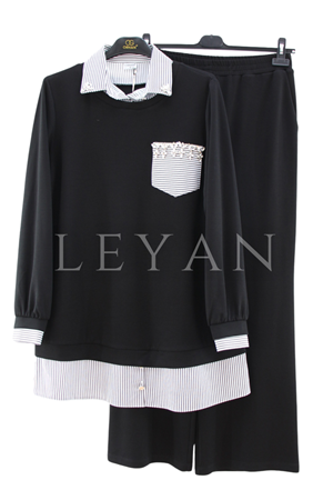 Orhan Store Takım- LYN04499 Siyah