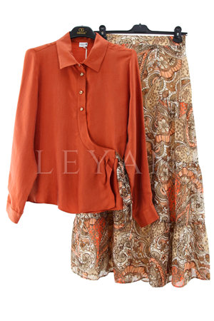 Orhan Store Etekli Takım- LYN04548 Oranj