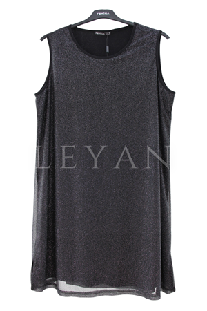 Femina Simli Tüllü İçlik- LYN04555 Gümüş