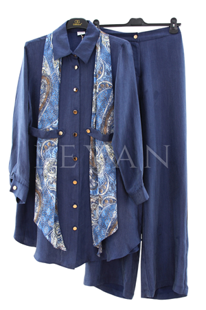 Orhan Store İkili Takım- LYN04576 Lacivert