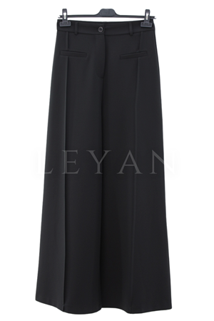 Sentez Florida Nervürlü Pantolon- LYN04586 Siyah