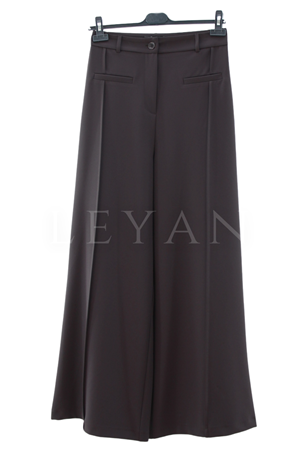 Sentez Florida Nervürlü Pantolon- LYN04586 Kahve