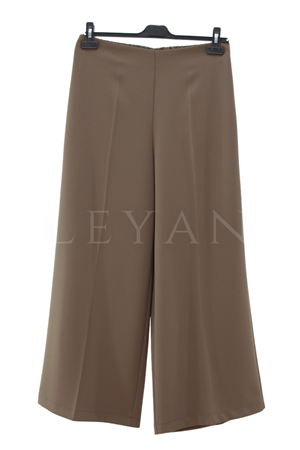 Sentez Geniş Paça Pantolon- LYN03751 Vizon