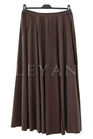 Sentez Parçalı Etek- LYN04603 Kahve