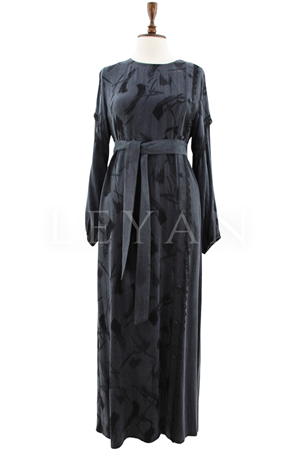 Orhan Store Elbise-LYN04648 Siyah