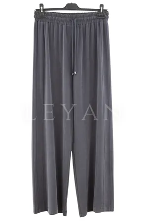 Sentez Doha Yanları Nervürlü Pantolon-LYN04685 Lacivert