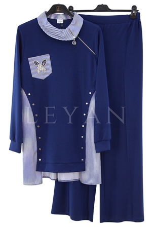 Orhan Store Gömlek Detaylı Takım-LYN04700 Parlement