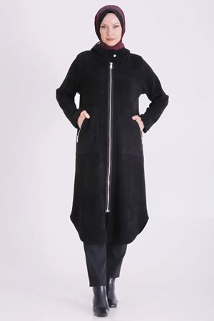 Behrem Kadife Kap-LYN04714 Siyah