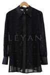 Versace Desenli İçli Gömlek-LYN02232 Siyah