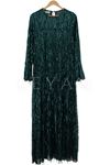 Dule Payetli Elbise- LYN01933 Yeşil