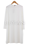 Kollu Şifon İçlik- LYN01487  Ekru