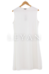 Şifon Detaylı Kolsuz İçlik- LYN01466 Ekru