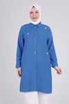 Taşlı Yakalı Tunik-LYN02395 Saks