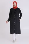 Behrem Etnik Desenli Kap- LYN03350 Siyah